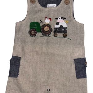 COPY - MudPie Farm Animal Boys Jon Jon